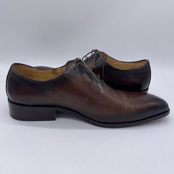 Maison Forte Dress Shoes Men\'s 9.5 Kyoto Wholecut Leather Oxford Brogue Chestnut main image 13